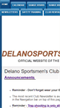 Mobile Screenshot of delanosportsmensclub.com